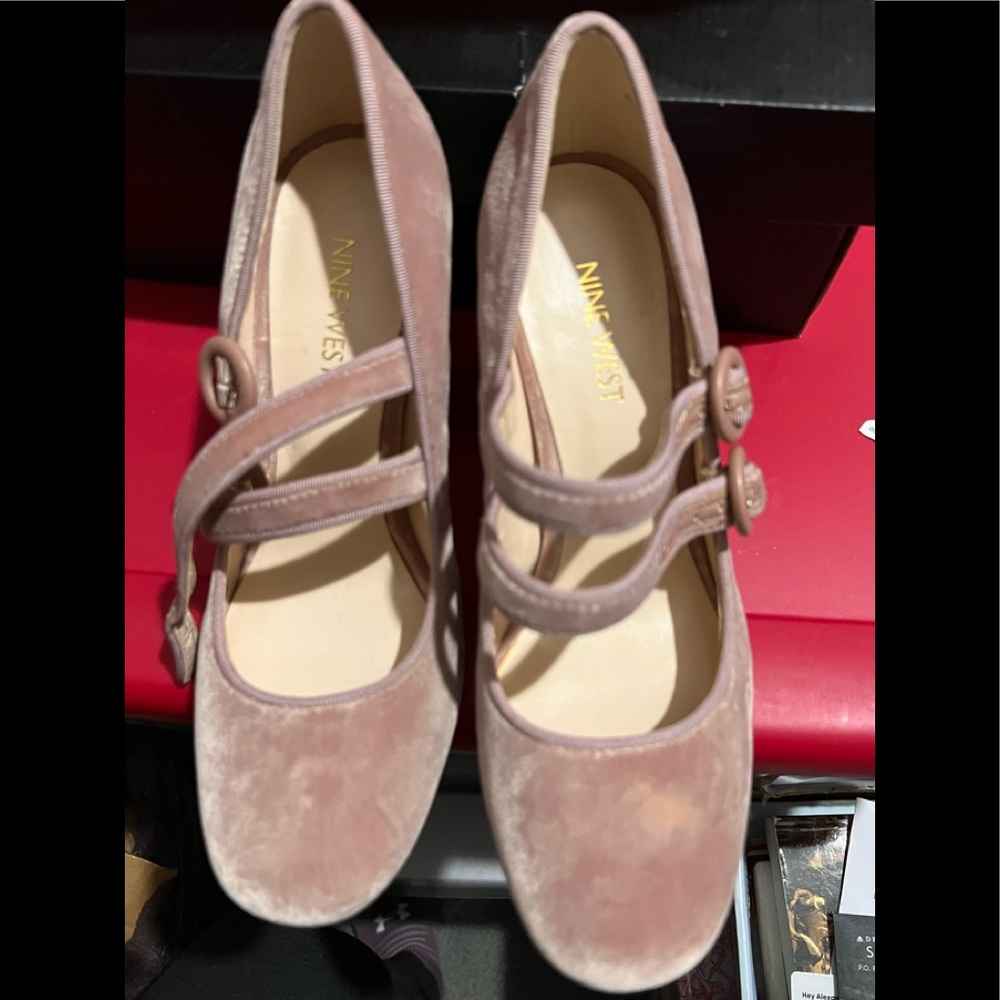 Chunky heel Nine West sz7